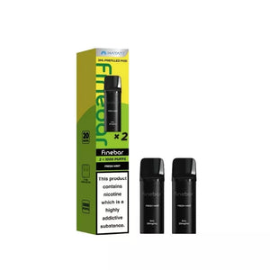 Hayati Finebar 1000 Fresh Mint Prefilled 2ml 20mg 2x Pods for the Hayati Finebar 1000 Puff Pod Kit