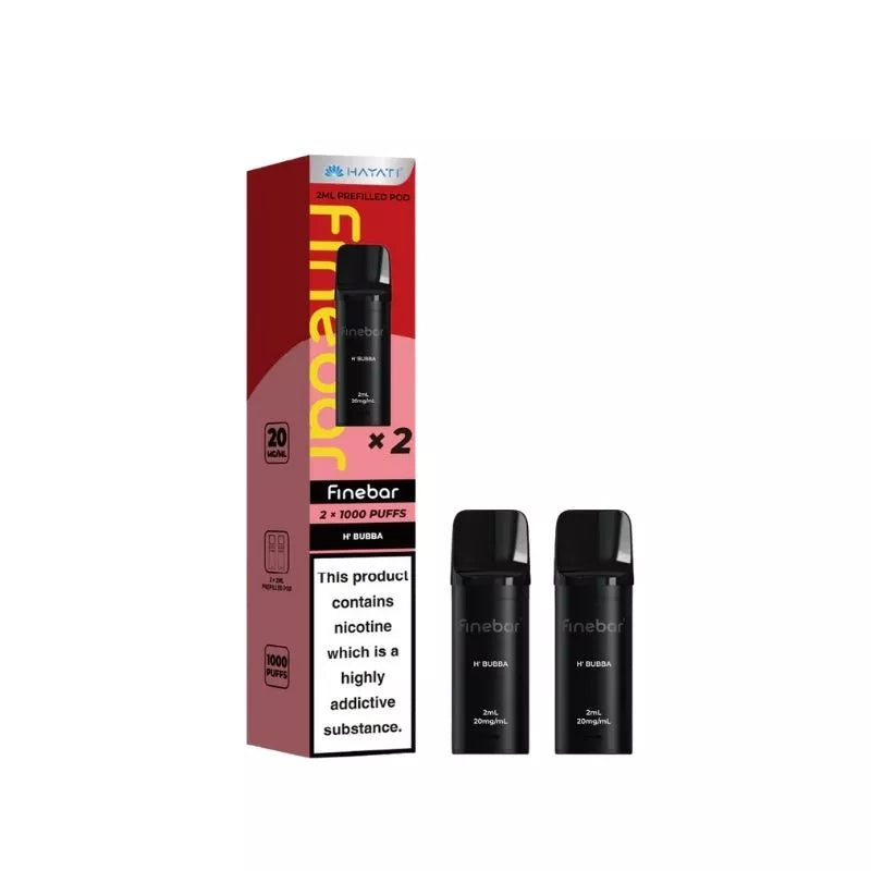 Hayati Finebar Prefilled Pods H' Bubba | 1000 Puffs
