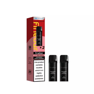 Hayati Finebar 1000 Strawberry Cherry Cranberry Prefilled 2ml 20mg 2x Pods for the Hayati Finebar 1000 Puff Pod Kit