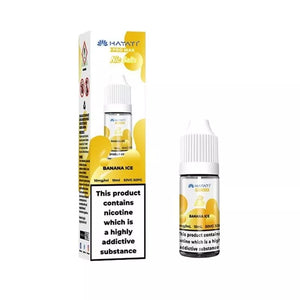 Hayati Pro Max 10ml Nic Salt Banana Ice Flavour in 10mg or 20mg great for refillable Pod Vape Kits