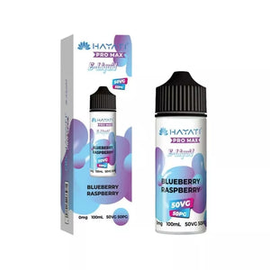 Hayati Pro Max Blueberry Raspberry 50/50 100ml Shortfill great for refillable pod vapes and MTL Vape Tanks