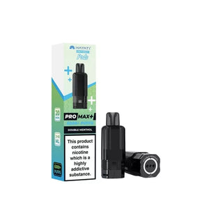 Hayati Pro Max Plus 6000 double menthol Refill Pods for the Hayati pro max plus prefilled vape kit 