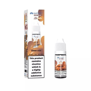 Hayati Pro Max 10ml Nic Salt Cherry Cola Flavour in 10mg or 20mg great for refillable Pod Vape Kits