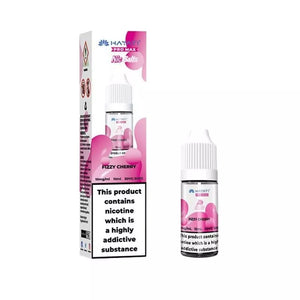 Hayati Pro Max 10ml Nic Salt Fizzy Cherry Flavour in 10mg or 20mg great for refillable Pod Vape Kits