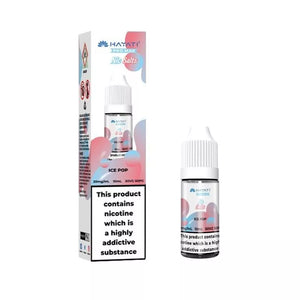 Hayati Pro Max 10ml Nic Salt Ice Pop Flavour in 10mg or 20mg great for refillable Pod Vape Kits