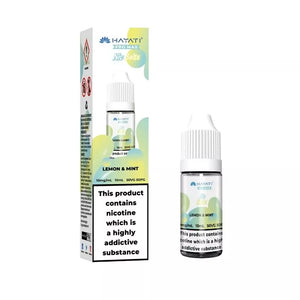 Hayati Pro Max 10ml Nic Salt Lemon Mint Flavour in 10mg or 20mg great for refillable Pod Vape Kits