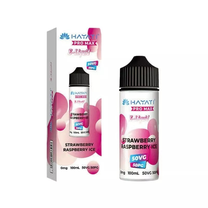 Hayati Pro Max E-liquid Strawberry Raspberry Ice 100ml| £5.99