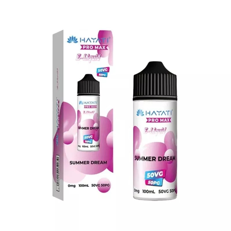 hayati pro max 100ml Hayati Pro Max E-liquid Summer Dream 100ml Shortfill