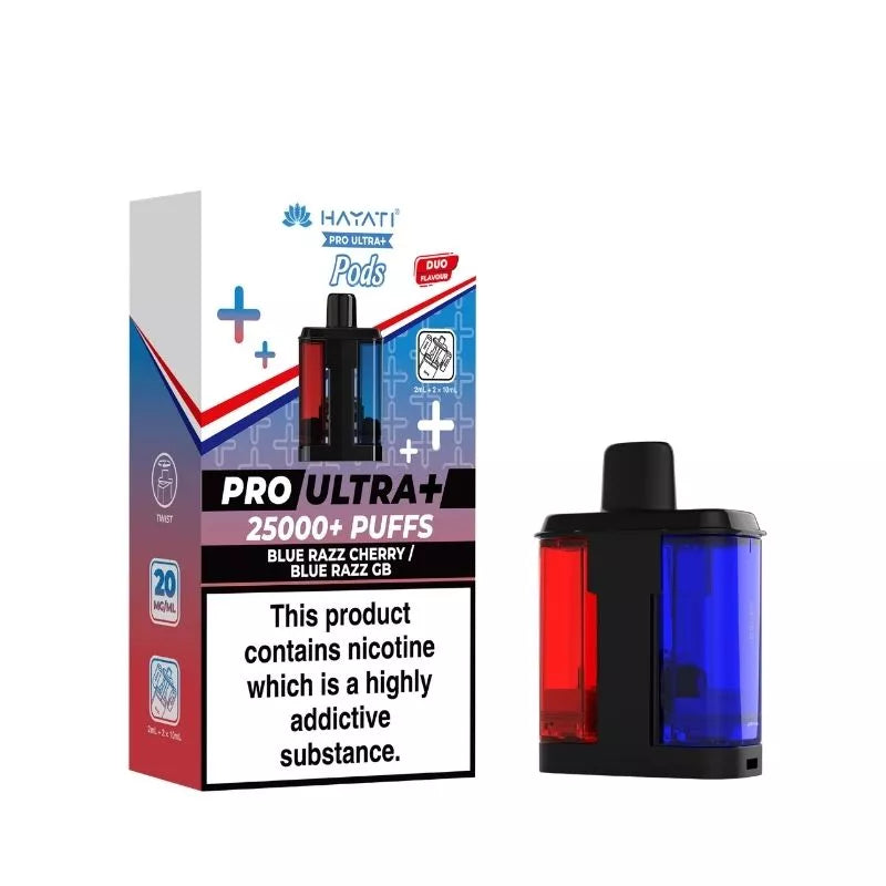 Hayati Pro Ultra Blue Razz Cherry Blue Razz GB