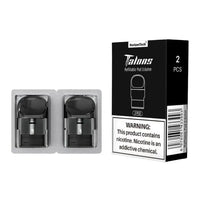 HorizonTech Talons 0.6ohm refillable pods, 2-pack, with nicotine warning label.