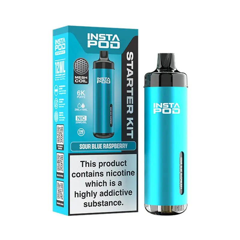 Instafill Vape Instapod Kit – Refillable Vape 6000 Puffs