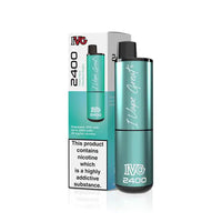 IVG 2400 Disposable Pod Kit in Fresh Menthol Mojito flavour, shown with packaging.