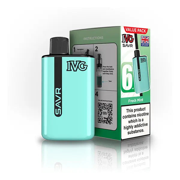 IVG SAVR Prefilled Pod Vape Kit | 3000 Puffs IVG SAVR Prefilled Pod Vape Kit | 3000 Puffs