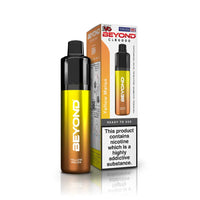 IVG Beyond CLK 6000 disposable vape kit in Yellow Melon flavour, with packaging.