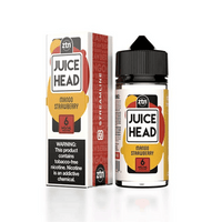 Juice Head Mango Strawberry 100ml shortfill bottle with packaging, 6mg nicotine strength.