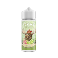 Koyuki Royal Tomi 100ml shortfill bottle with a crowned moose design on a light green label.