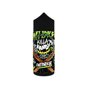 Killa Kandy outbreak flavour 100ml Shortfill vape juice great for sub-ohm vape kits