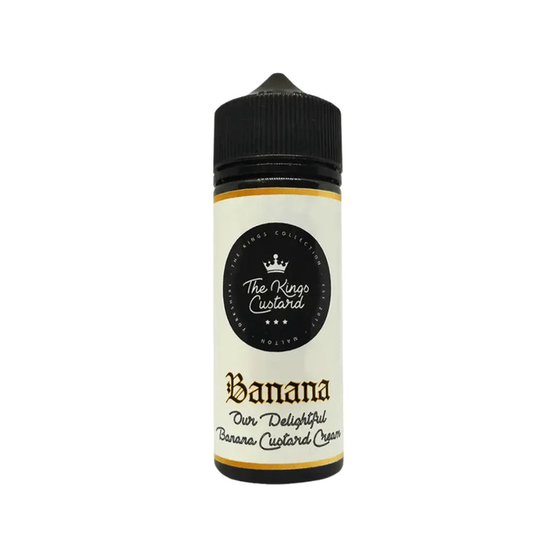 The Kings Custard Banana Custard 100ml Shortfill