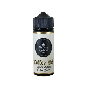 Kings Custard coffee og flavour 100ml Shortfill vape juice great for sub-ohm vape kits 