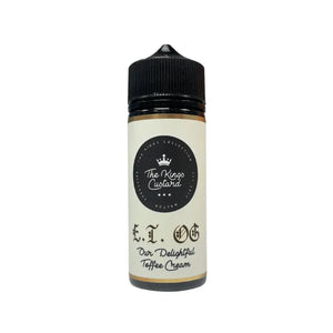 Kings Custard english toffee OG flavour 100ml Shortfill vape juice great for sub-ohm vape kits 