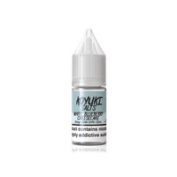 Koyuki Salts White Blueberry Cheesecake 10ml bottle with a clear cap and light blue label.