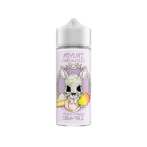 Koyuki Chronicles Peach Mango Crumble Flavour 100ml Shortfill E-liquid Perfect for Sub-ohm Vape Kits
