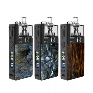 LVE Orion II Pro Pod Vape Kit Built-in 1900mAh Lipo Battery with a 0.99 TFT Colour Screen - Great with Nic Salt Vape Juices