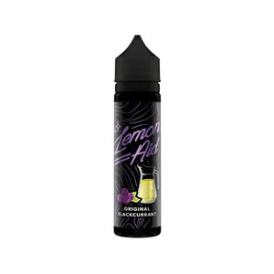 Lemon Aid original blackcurrant Flavour 50ml Shortfill Vape Juice Great for DTL Vaping with sub-ohm vape kits or sub-ohm vape tanks