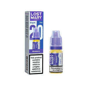 Lost Mary Blueberry Nic Salt Vape Juice great for Refillable Pod Vape Kits
