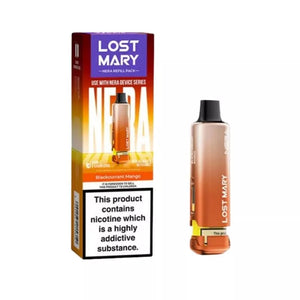 Lost Mary NERA blackcurrant mango Refill Pod up to 15,000 Puffs for the Lost Mary Nera Prefill pod Kit