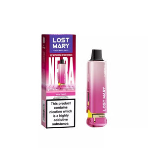 Lost Mary NERA Juicy Peach Refill Pod up to 15,000 Puffs for the Lost Mary Nera Prefill pod Kit