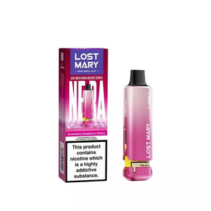 Lost Mary NERA Strawberry Raspberry Cherry Refill Pod up to 15,000 Puffs for the Lost Mary Nera Prefill pod Kit