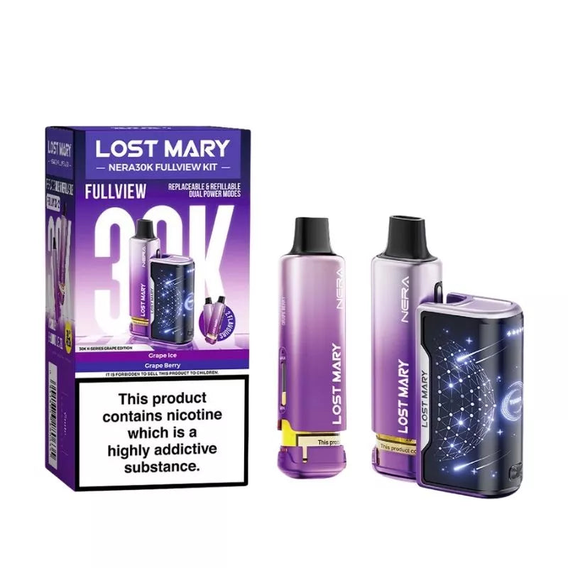 Lost Mary Nera 30K Fullview Pod Kit | Ecigone Lost Mary Nera 30K Fullview Pod Kit | Ecigone