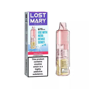 Lost Mary Nera Pureview Apple Peach Refill Pod for the Lost Mary Nera Pureview Prefiiled Pod Vape Kit - Up to 30,000 Puffs