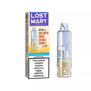 Lost Mary Nera Pureview Blueberry Cranberry Cherry Refill Pod for the Lost Mary Nera Pureview Prefiiled Pod Vape Kit - Up to 30,000 Puffs