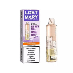 Lost Mary Nera Pureview Golden Mango Refill Pod for the Lost Mary Nera Pureview Prefiiled Pod Vape Kit - Up to 30,000 Puffs