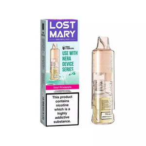 Lost Mary Nera Pureview Sour Pineapple Refill Pod for the Lost Mary Nera Pureview Prefiiled Pod Vape Kit - Up to 30,000 Puffs