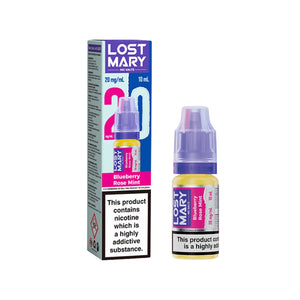 Lost Mary Nic Salt E-liquid 20ml in Blueberry Rose Mint flavour