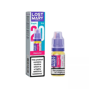 Lost Mary Cherry Ice Nic Salt Vape Juice great for Refillable Pod Vape Kits