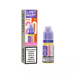 Lost Mary Pink Lemonade Nic Salt Vape Juice great for Refillable Pod Vape Kits