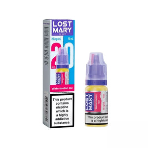Lost Mary Watermelon Ice Nic Salt Vape Juice great for Refillable Pod Vape Kits
