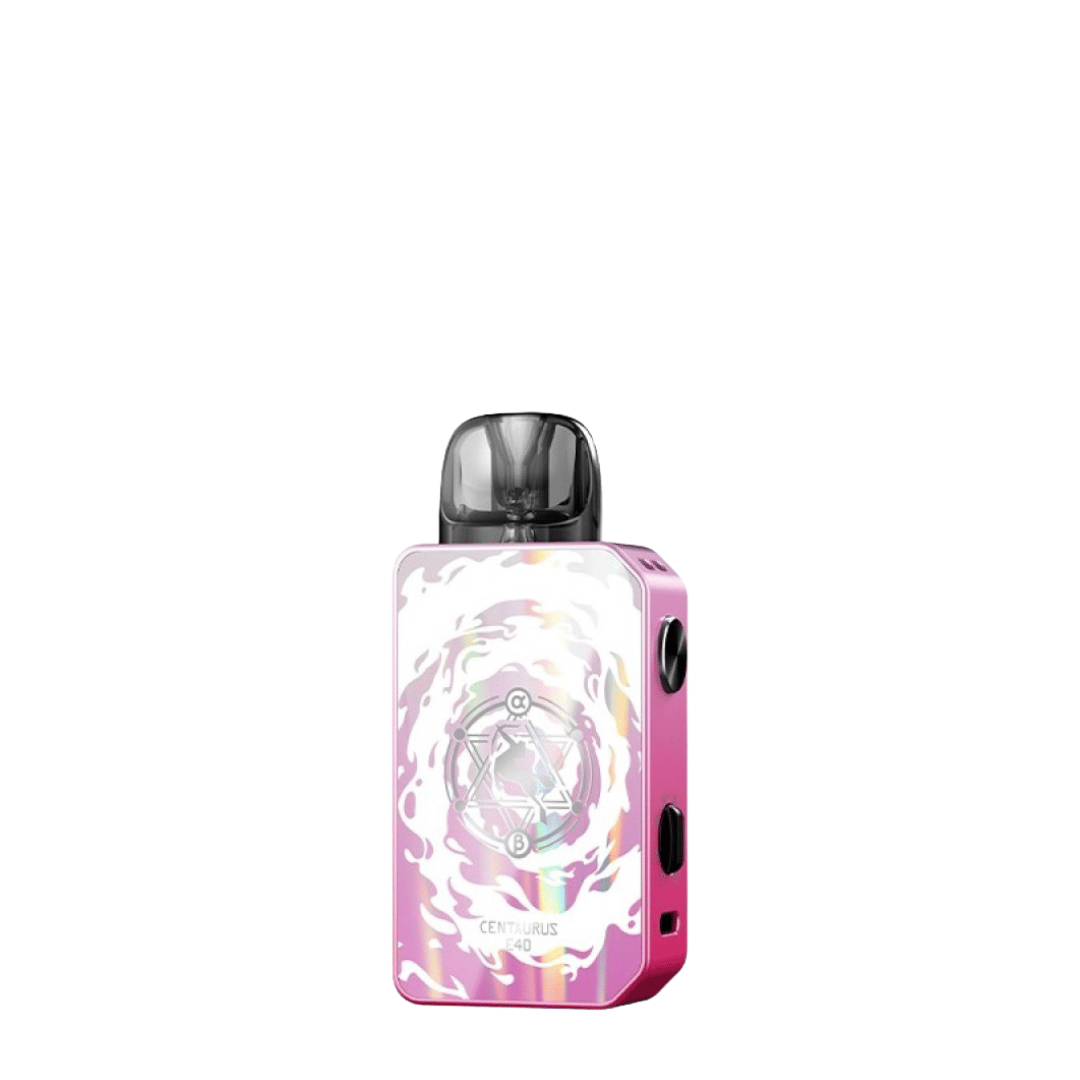 Lost Vape Centaurus E40 Pod Kit in Sakura Cyclone design, featuring a sleek pink finish.