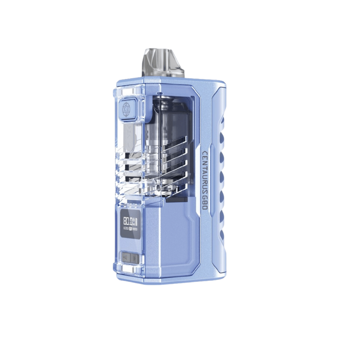 Lost Vape Centaurus G80 AIO Pod Mod Kit in ice blue, sleek and modern design.