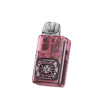 Lost Vape Thelema Elite ART 40 Pod Kit in pink with a futuristic design and digital display.