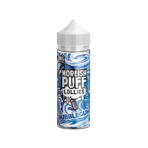 Moreish Puff Lollies Bubblegum 100ml Shortfill E-liquid Great for Sub-ohm Kits or Sub-ohm Vape Tanks