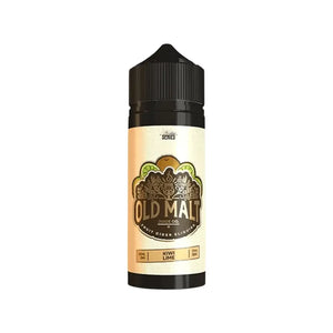 Old Malt Kiwi Lime Flavour 100ml Shortfill E Liquid great for Sub-ohm Vape Kits