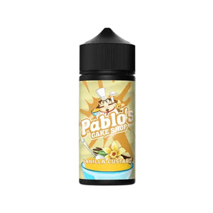 Pablo's Cake Shop Vanilla Custard Flavour 100ml Shortfill E-liquid perfect for Sub-ohm Vape Tanks