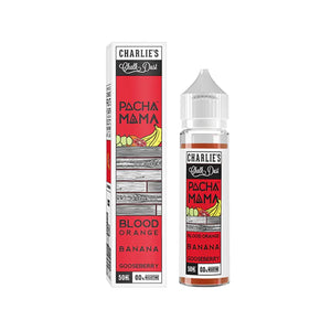 Pacha Mama Blood Orange Banana Gooseberry Flavour 50ml Shortfill E-liquid great for Sub-ohm Vape Kits