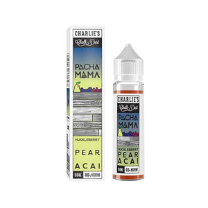 Pacha Mama Huckleberry Pear Acai Flavour 50ml Shortfill E-liquid great for Sub-ohm Vape Kits