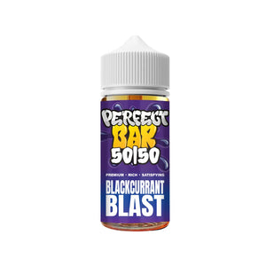 Perfect Bar 50/50 Blackcurrant Blast 100ml Shortfill Vape Juice Perfect for Refillable Pod Vape Kits